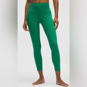 16C) LULUEMON sold out RACEWAY GREEN Align size 0 25” inseam NWT!